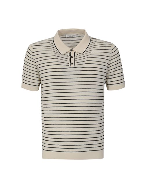 Polo in cotone a righe ROBERTO COLLINA | 261MYA4302402